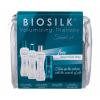 Farouk Systems Biosilk Volumizing Therapy Подаръчен комплект шампоан 67 ml + балсам 67 ml + серум за коса Biosilk Silk Therapy Lite 67 ml + пудра за коса 15 g + козметична чанта