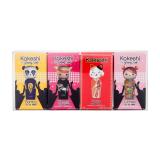 Kokeshi By Jeremy Scott Miniatures Подаръчен комплект EDT Bambu 5 ml + EDT Cherry 5 ml + EDT Neko 5 ml + EDT Litchee 5 ml