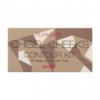 Barry M Flawless Chisel Cheeks Contour Kit Пудра за жени 2,5 гр Нюанс Medium - Dark
