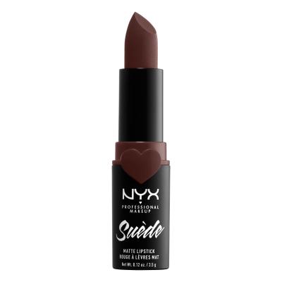 NYX Professional Makeup Suède Matte Lipstick Червило за жени 3,5 гр Нюанс 07 Cold Brew