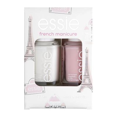 Essie French Manicure Подаръчен комплект лак за нокти 13,5 ml + лак за нокти 13,5 ml Mademoiselle
