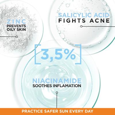 Garnier Ambre Solaire Super UV Niacinamide SPF50+ Слънцезащитен продукт за лице 40 ml