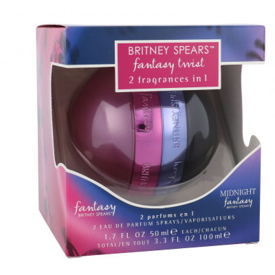 Britney Spears Fantasy Twist Подаръчен комплект EDP Fantasy 50 ml + EDP Midnight Fantasy 50 ml