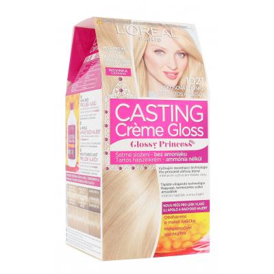 L&#039;Oréal Paris Casting Creme Gloss Glossy Princess Боя за коса за жени 48 ml Нюанс 1021 Coconut Baby