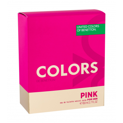 Benetton Colors de Benetton Pink Eau de Toilette за жени 80 ml