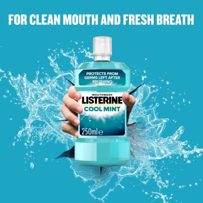 Listerine Cool Mint Mouthwash Вода за уста 250 ml