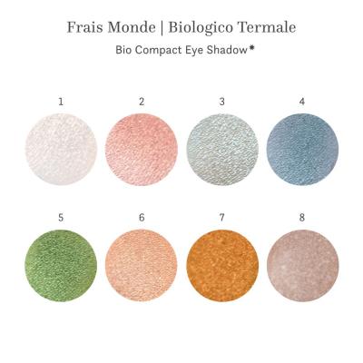 Frais Monde Make Up Biologico Termale Compact Eye Shadow Сенки за очи за жени 3 гр Нюанс 01