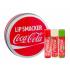 Lip Smacker Coca-Cola Подаръчен комплект балсам за устни 3 х 4 g + метална кутийка