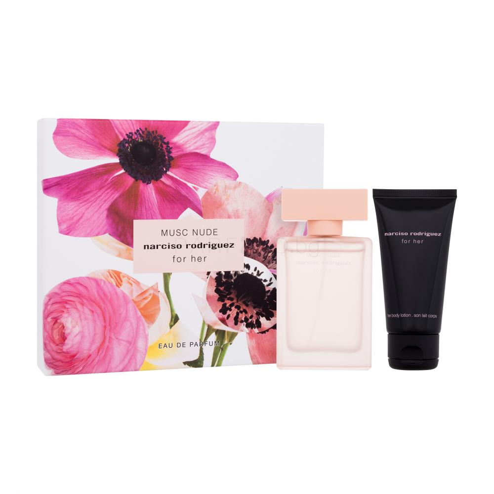 Narciso Rodriguez For Her Musc Nude Подаръчен комплект EDP ml лосион за тяло ml Parfimo bg