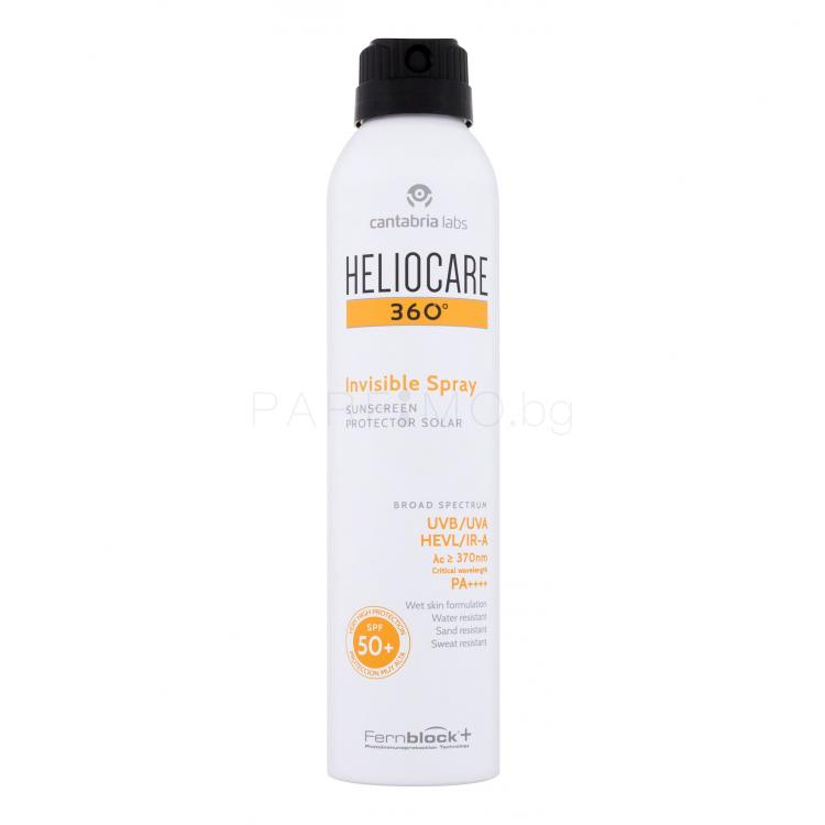 Heliocare 360° Invisible SPF50+ Слънцезащитна козметика за тяло 200 ml