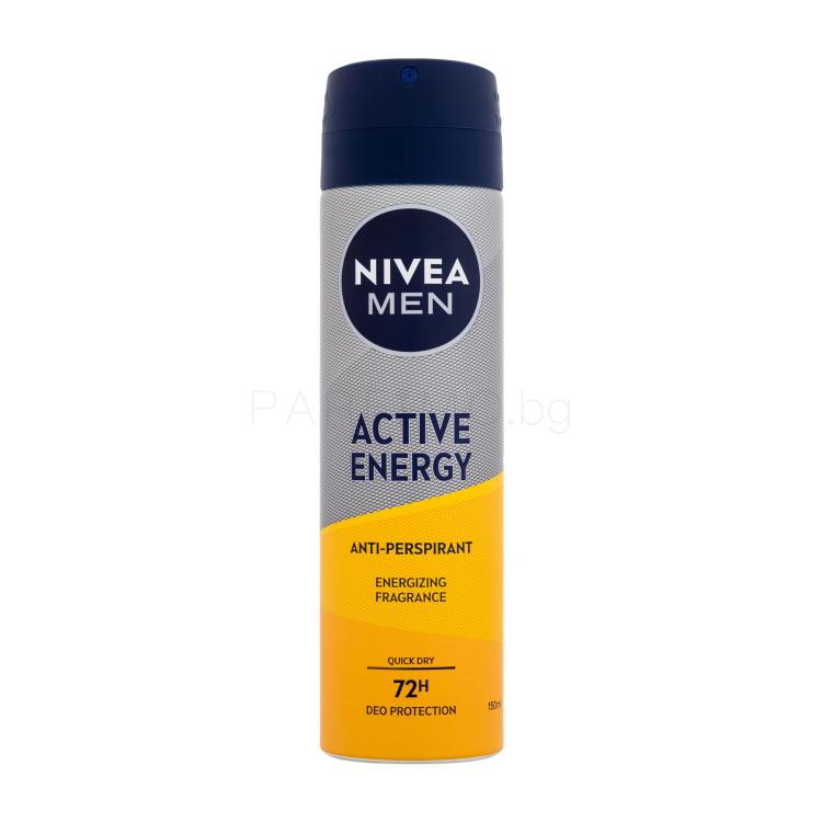 Nivea Men Active Energy 48H Антиперспирант за мъже 150 ml