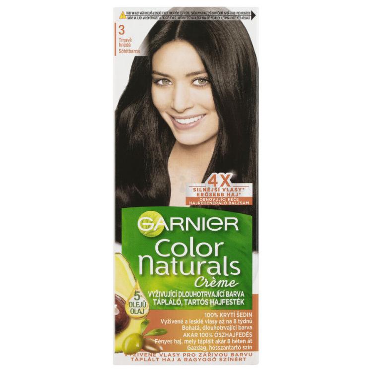 Garnier Color Naturals Créme Боя за коса за жени 40 ml Нюанс 3 Natural Dark Brown