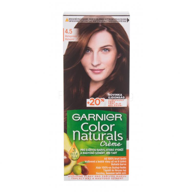 Garnier Color Naturals Créme Боя за коса за жени 40 ml Нюанс 4,5 Mahogany