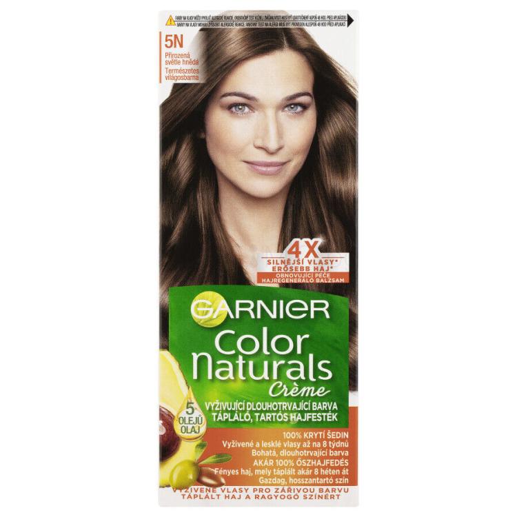 Garnier Color Naturals Créme Боя за коса за жени 40 ml Нюанс 5N Nude Light Brown