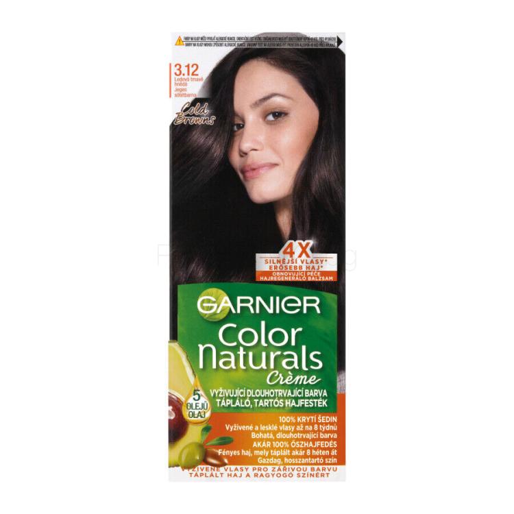 Garnier Color Naturals Créme Боя за коса за жени 40 ml Нюанс 3,12 Icy Dark Brown