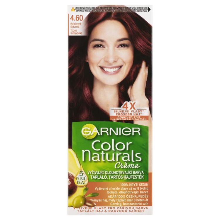 Garnier Color Naturals Créme Боя за коса за жени 40 ml Нюанс 460 Fiery Black Red