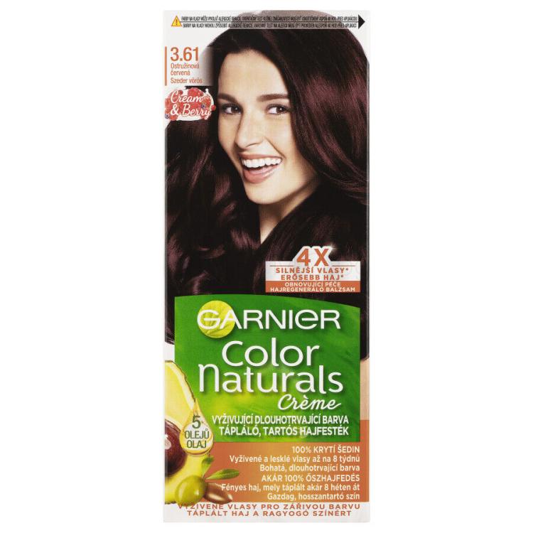 Garnier Color Naturals Créme Боя за коса за жени 40 ml Нюанс 3,61 Luscious Blackberry