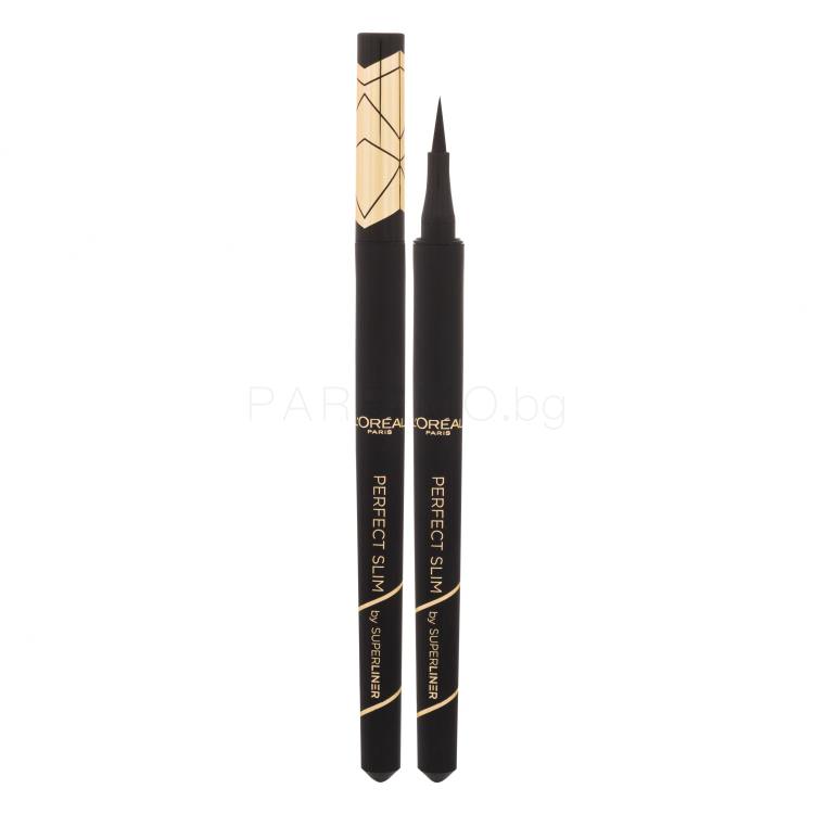 L&#039;Oréal Paris Super Liner Perfect Slim Waterproof Очна линия за жени 0,28 гр Нюанс 01 Intense Black