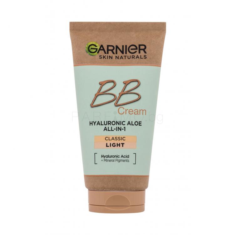 Garnier Skin Naturals BB Cream Hyaluronic Aloe All-In-1 BB крем за жени 50 ml Нюанс Light