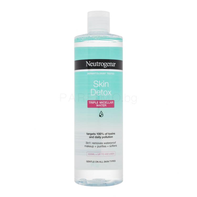 Neutrogena Skin Detox Triple Micellar Water Мицеларна вода 400 ml