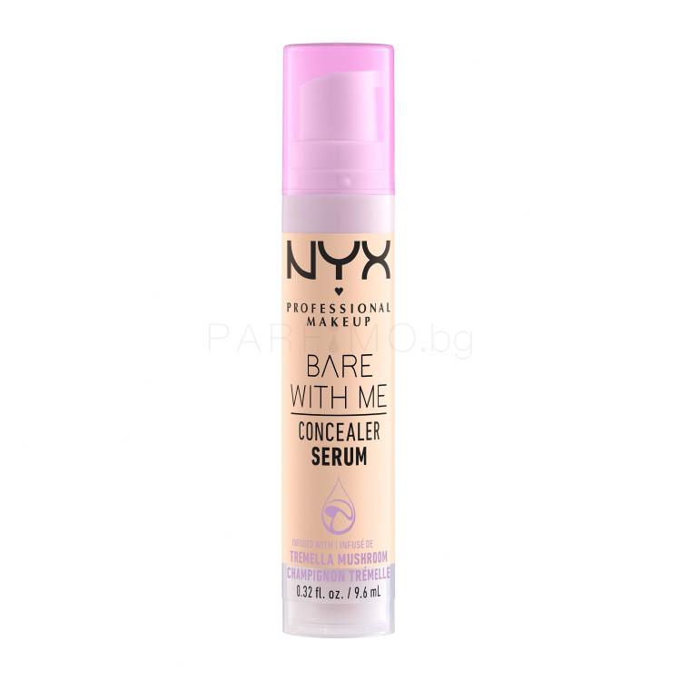NYX Professional Makeup Bare With Me Serum Concealer Коректор за жени 9,6 ml Нюанс 01 Fair