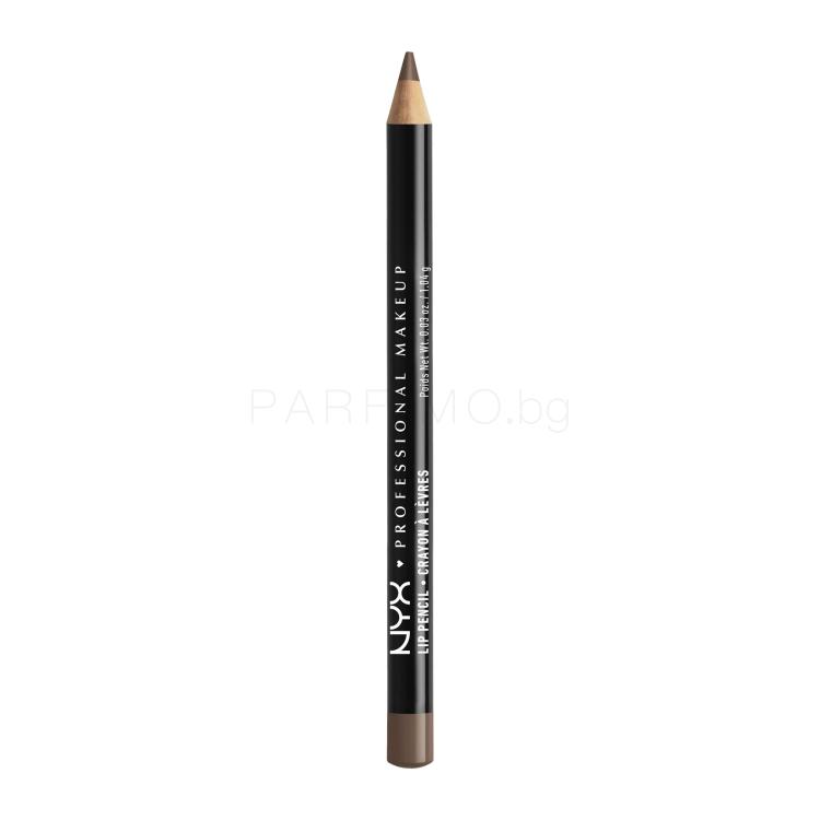 NYX Professional Makeup Slim Lip Pencil Молив за устни за жени 1 гр Нюанс 820 Espresso