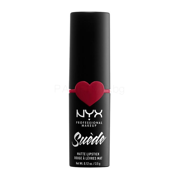 NYX Professional Makeup Suède Matte Lipstick Червило за жени 3,5 гр Нюанс 09 Spicy