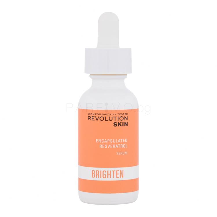 Revolution Skincare Brighten Encapsulated Resveratrol Serum Серум за лице за жени 30 ml