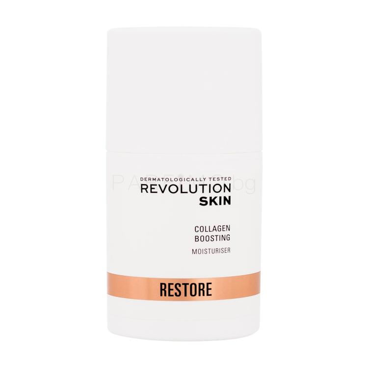 Revolution Skincare Restore Collagen Boosting Moisturiser Дневен крем за лице за жени 50 ml