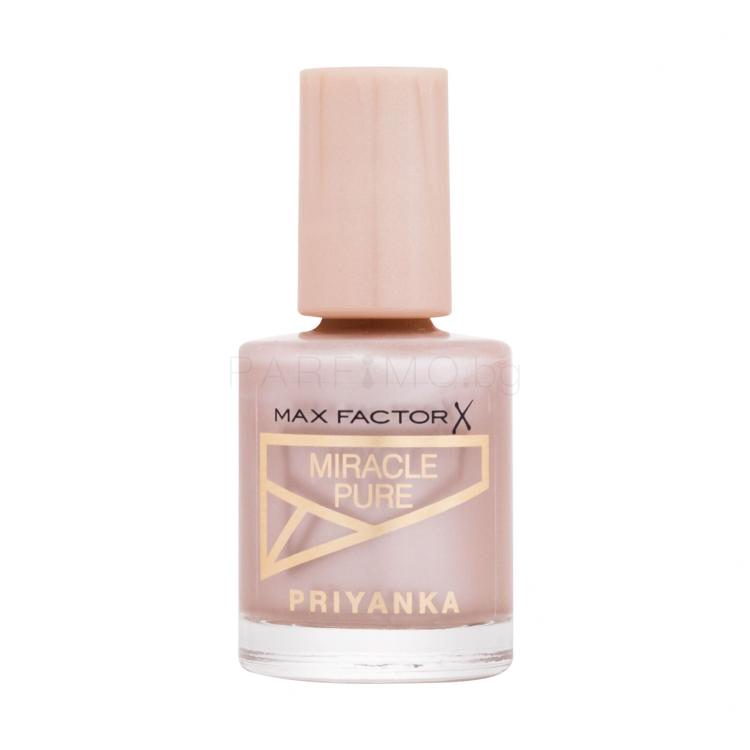 Max Factor Priyanka Miracle Pure Лак за нокти за жени 12 ml Нюанс 775 Radiant Rose