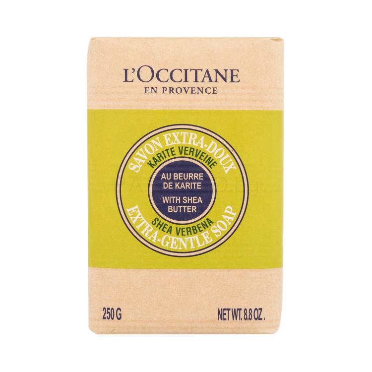 L&#039;Occitane Shea Butter Verbena Extra-Gentle Soap Твърд сапун за жени 250 гр