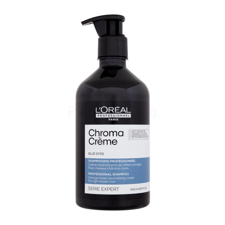 L&#039;Oréal Professionnel Chroma Crème Professional Shampoo Blue Dyes Шампоан за жени 500 ml