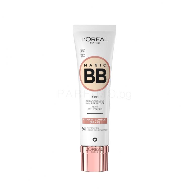 L&#039;Oréal Paris Magic BB 5in1 Transforming Skin Perfector BB крем за жени 30 ml Нюанс Very Light