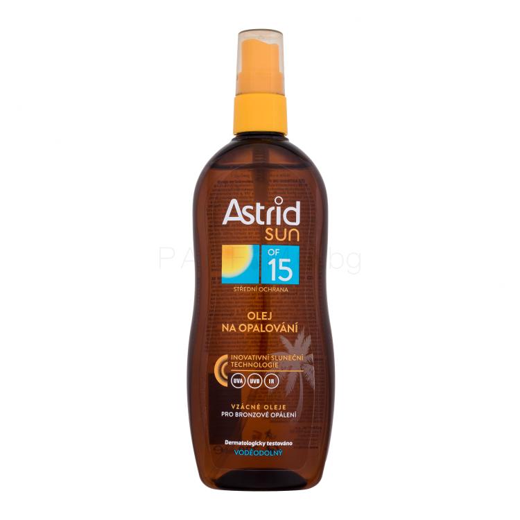 Astrid Sun Spray Oil SPF15 Слънцезащитна козметика за тяло 200 ml