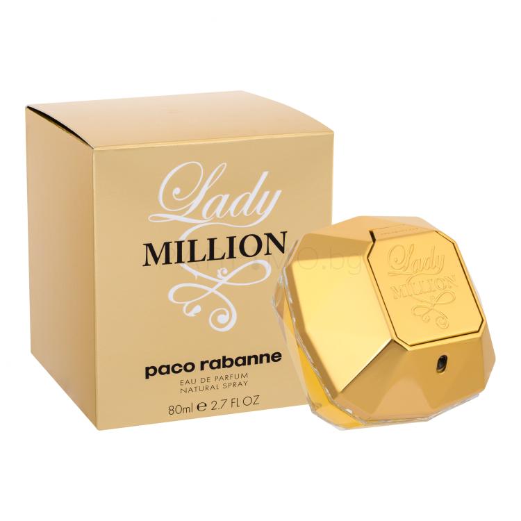 Paco Rabanne Lady Million Eau de Parfum за жени 80 ml увреден флакон