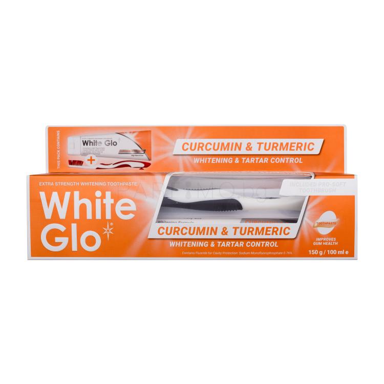 White Glo Curcumin &amp; Turmeric Паста за зъби Комплект