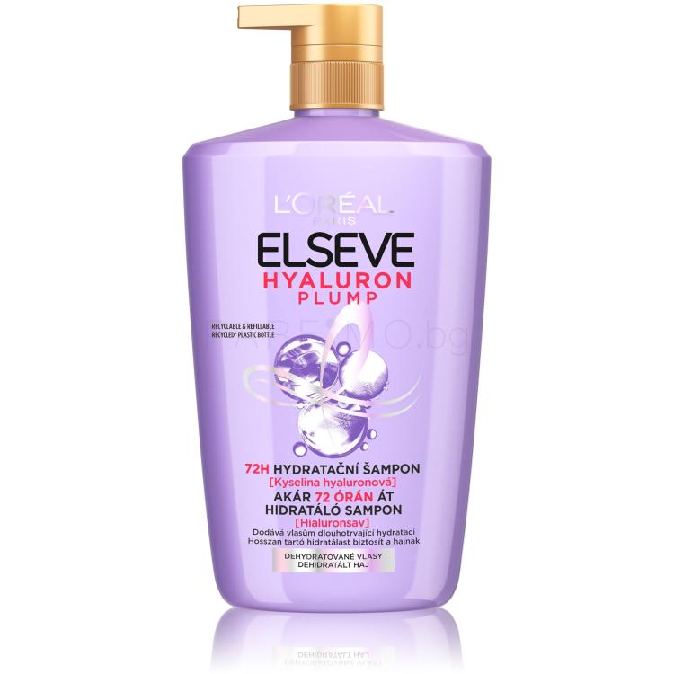L&#039;Oréal Paris Elseve Hyaluron Plump Moisture Shampoo Шампоан за жени 1000 ml