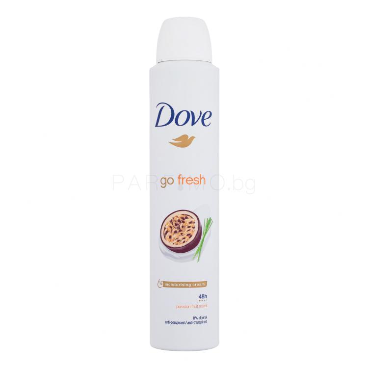 Dove Go Fresh Passion Fruit 48h Антиперспирант за жени 200 ml
