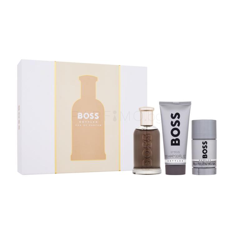 HUGO BOSS Boss Bottled Подаръчен комплект EDP 100 ml + душ гел 100 ml + деостик 75 ml