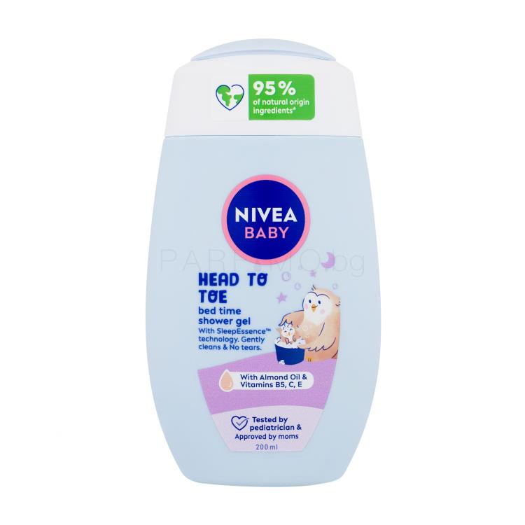 Nivea Baby Head To Toe Bed Time Shower Gel Душ гел за деца 200 ml