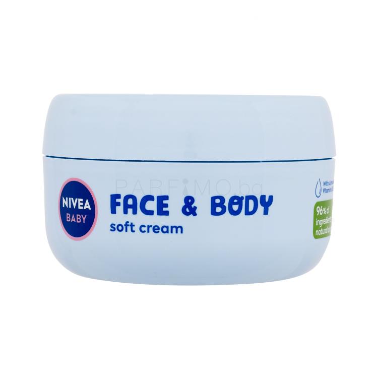 Nivea Baby Face &amp; Body Soft Cream Дневен крем за лице за деца 200 ml