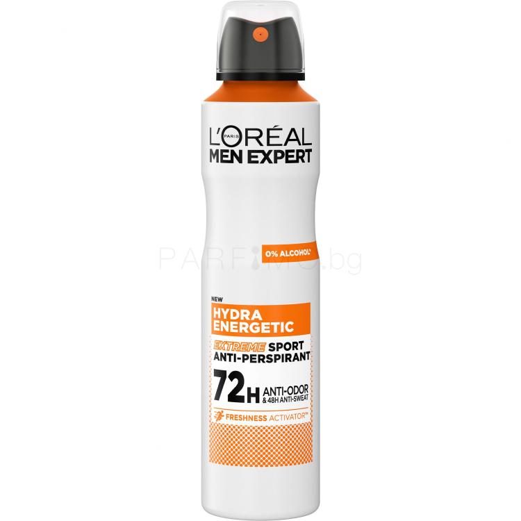 L&#039;Oréal Paris Men Expert Hydra Energetic Sport Extreme Антиперспирант за мъже 150 ml