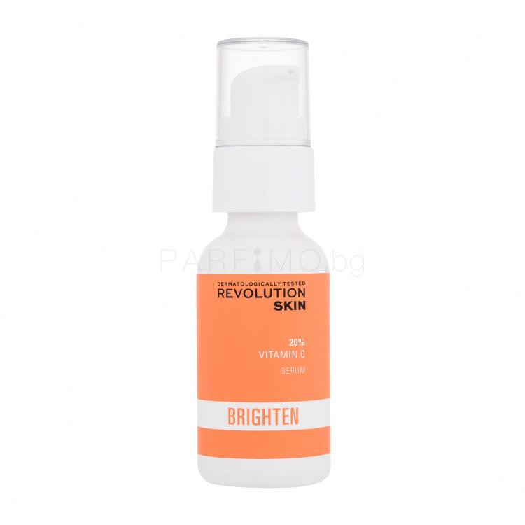 Revolution Skincare Brighten 20% Vitamin C Serum Серум за лице за жени 30 ml