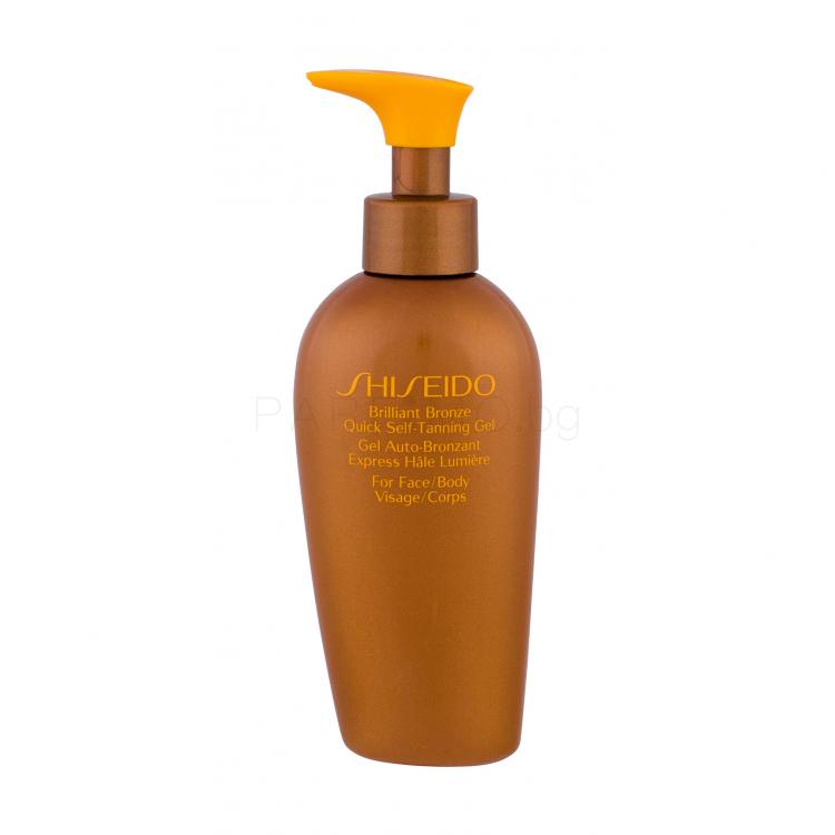 Shiseido Brilliant Bronze Quick Self-Tanning Gel Автобронзант за жени 150 ml