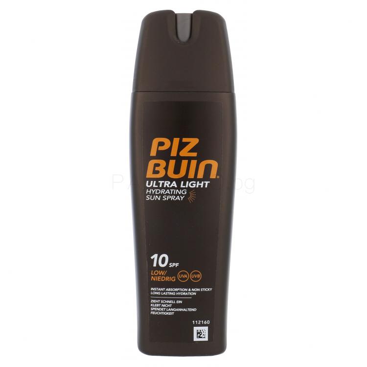 PIZ BUIN Ultra Light Hydrating Sun Spray SPF10 Слънцезащитна козметика за тяло 200 ml