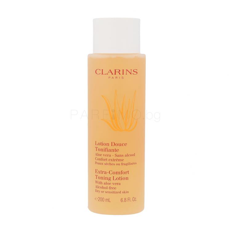 Clarins Extra Comfort Почистваща вода за жени 200 ml