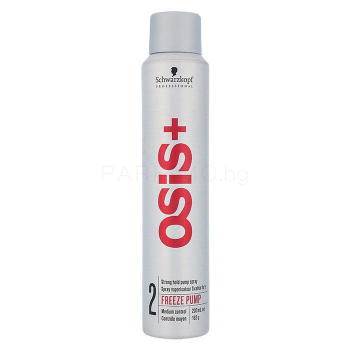 Schwarzkopf Professional Osis+ Freeze Pump Лак за коса за жени 200 ml