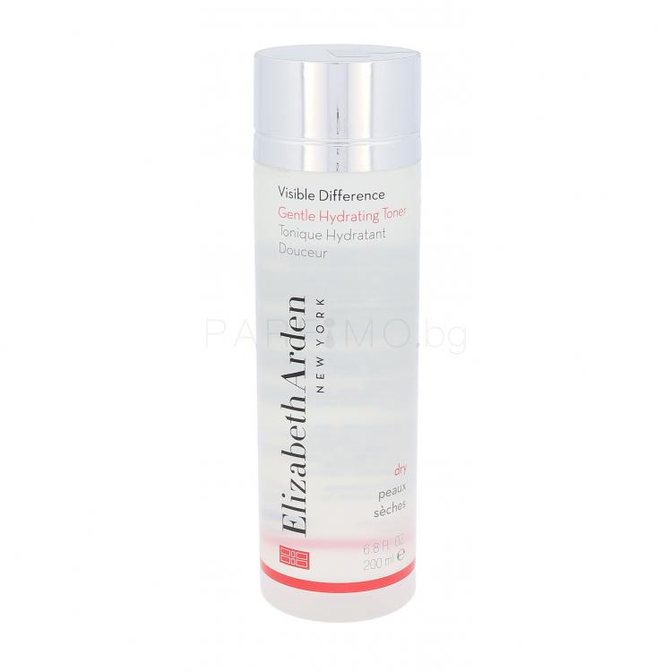 Elizabeth Arden Visible Difference Gentle Hydrating Toner Почистваща вода за жени 200 ml