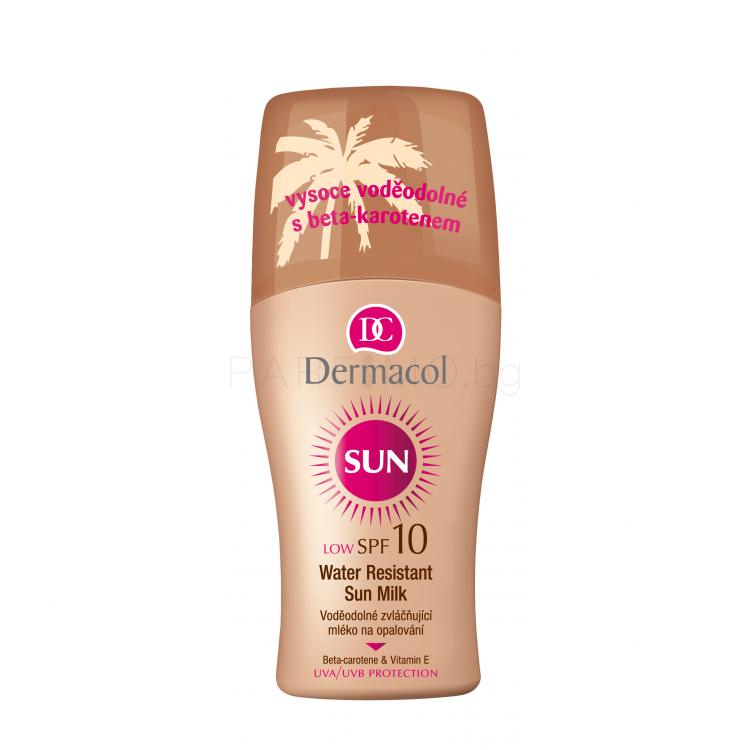 Dermacol Sun Milk Spray SPF10 Слънцезащитна козметика за тяло за жени 200 ml