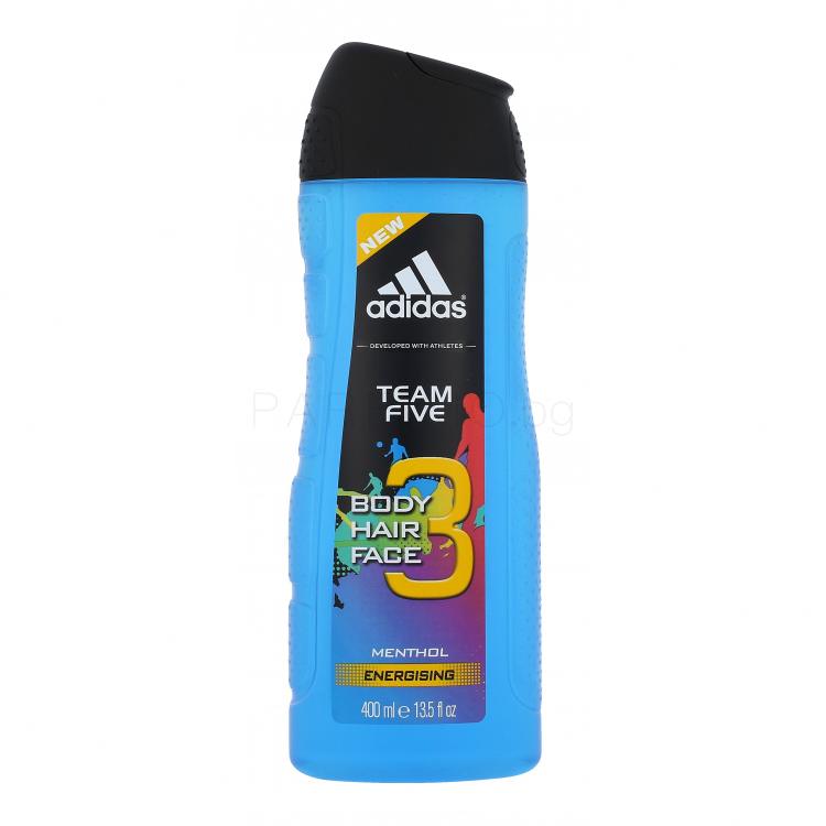 Adidas Team Five 3in1 Душ гел за мъже 400 ml